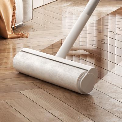 China 100cm Floor Hair Lint Roller Long Adjustable Handle Carpet for Pet Hair Wide Lint Remover Roller for Carpet Couch Bed for sale