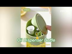 500ml kitchen glass oil dispenser bottle  cooking oil container multipurpose