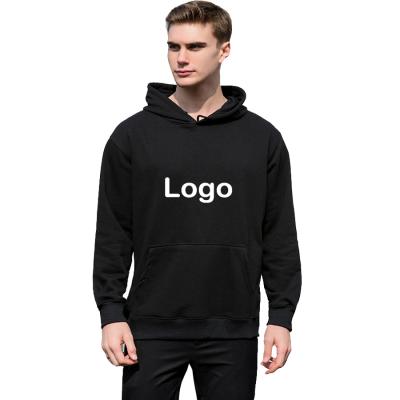 China Custom Logo Unisex Men's Hoodies Anti-pilling Wholesale OEM Men's Autumn Winter Street Long Sleeve Blank Sweatshirts Solid Color for sale