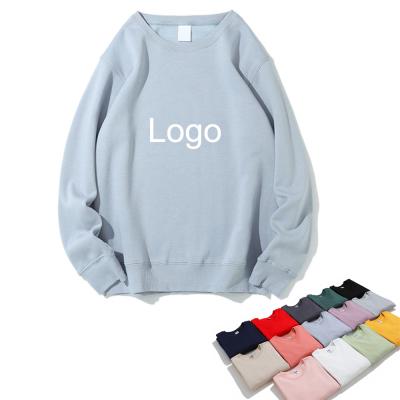 China Anti-pilling Oversized Hoodies Men Unisex Hoodies White Logo Printed Sweatshirt Soft Fleece Streetwear Crew Neck Custom Made for sale