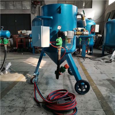 China Construction worksÂ   5 cubic feet pressure sand blasting device / portable air sandblaster for sale