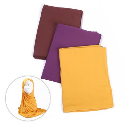 China High Quality Spun Cheap Muslim Soft Touch Feeling Rayon Modal Shawl Hijab For Women for sale