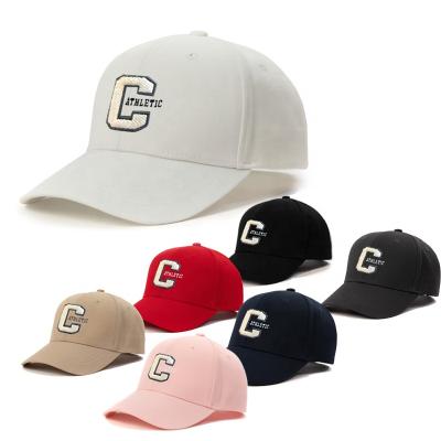 China COMMON Logo Outdoor Sport Hats Solid Color Embroidery Baseball Hats for sale