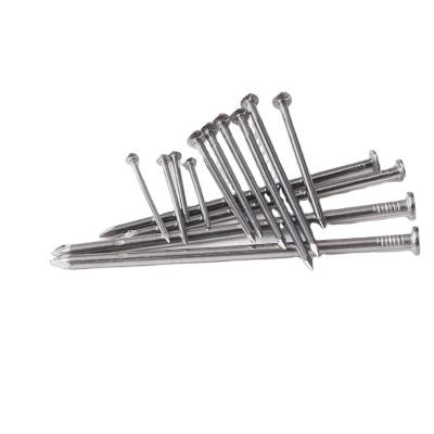 China Flat factory diretcly supply stainless steel nails for framing or roughing deck on timber construction for sale