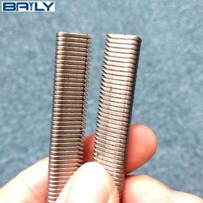 China Flat High Carbon Steel U Type Nail 18ga 9012 - 9040 Staple For Furniture Staples for sale