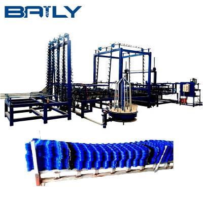 China FILM GREENHOUSE Greenhouse Wire Spring Machine Production Line , Coated Zigzag Spring Machine for sale