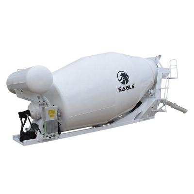 China Construction Site 8 M3   mobile concrete mixer with self loading from china self loading mobile concrete mixer for sale