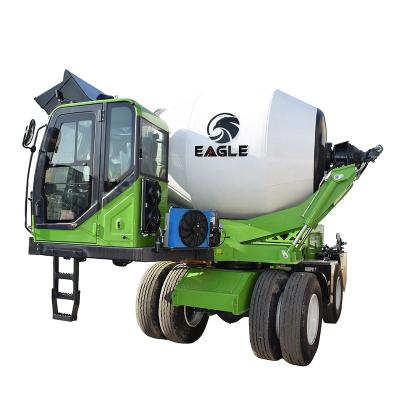 China Manufacturing Plant 3.5M3  automatic mobile self loading concrete mixer  truck for sale