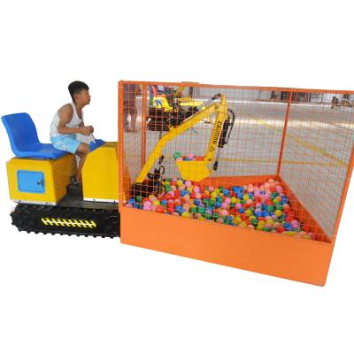 China High Quality Cheap Amusement Park Equipment Hot Sale Excavator Amusement Equipments Toy Excavator for sale