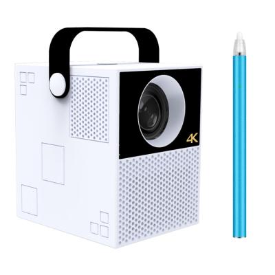 China Handy Portable Android LED Projector Speakers Built-in DLP 4K Projector Smart Black/White With Pen X5 for sale