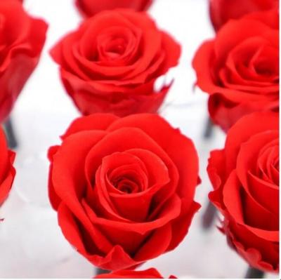 China 2020 New Year Love Gift Preserved Rose Flower Wedding Souvenirs For Guest for sale