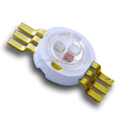 China Stage Lights High Power Golden 6-in-1 Pins 3W 9W RGB 3 Chips RGB Led Beads LED Lamp Chip For Stage Lights for sale