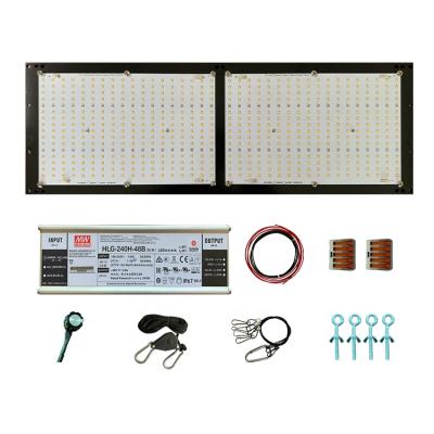 China Factory Grow Lighting 240W Customized Samsung LM301B+Oslon 660nm Deep Red 3000K 3500K SSL Preassembled LED Grow Light With IP67 Meanwell Driver for sale