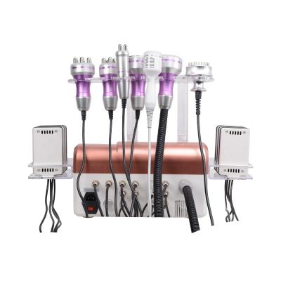 China High Quality 8 In 1 Ultrasonic Cavitation Vacuum RF Lipo Laser Weight Loss Slimming Machine for sale