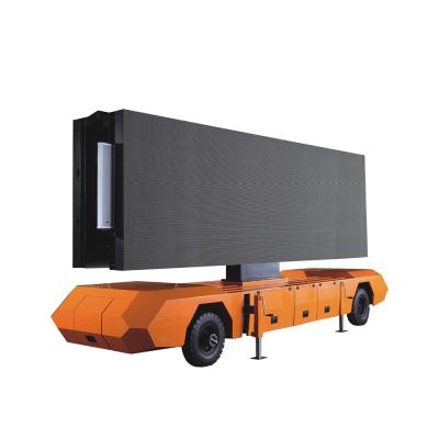 China High quality outdoor double sided outdoor sign p6 p5 p4 LED digital trailer screen for sale