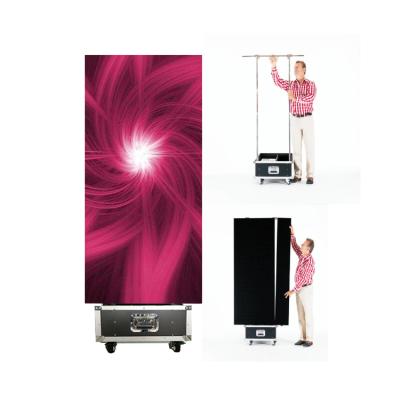 China Indoor outdoor outdoor screen led poster p3.91 p5.2 p6 rental foldable led display for sale