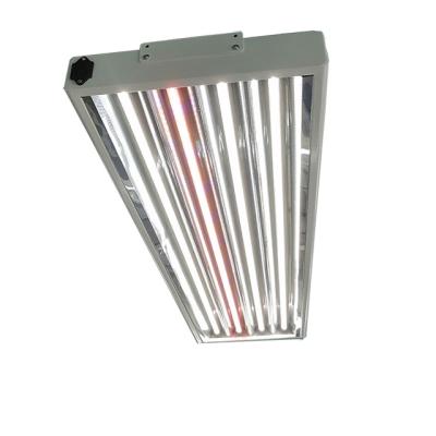 China Seed starting t5 ho to grow plant light t5 ho 64k 4ft reflector gardening 4ft t5 single light ho 64k nanoreflector for sale