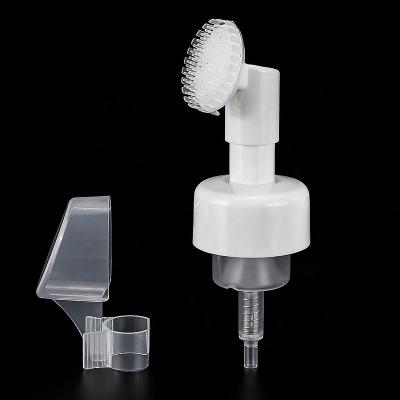 China Professional Popular White Foam Pump Screw Lock System Maker Flower Shape Foaming Pump Dispenser Cheap Foam Pump for sale