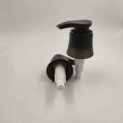 China Wholesale screw lock system lotion pump 28mm half cover plastic lotion pump sale best black lotion pump for sale