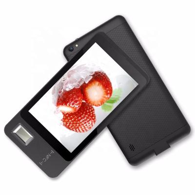 China NFC Wifi 3G GPS 1D 2D Barcode Fingerprint Time Attendance Portable Free Wireless Tablet HF-FP07 Android SDK RFID Time Attendance for sale