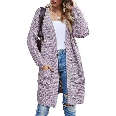 China Anti-Wrinkle Manufacturer Supplier Quick Dry Feature Knitted Weaving Method Women Cardigan Sweater for sale