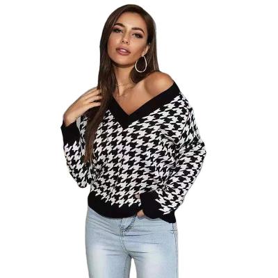 China New Anti-Wrinkle China Manufacturer Anti-Pilling Feature Fashion Regular Length Women Sweaters for sale