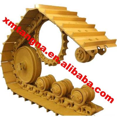 China Machinery Repair Shops PC60 PC60-1 PC60-5 PC60-6 PC60-7 Track Chain Link Assy For Mini Excavator Track Shoe Track Roller Front Idler Sprocket for sale