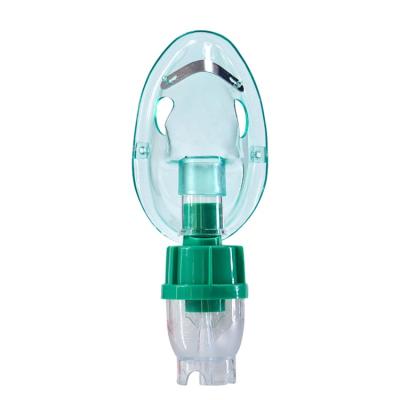 China PVC Factory Price Oxygen Sprayed PVC With Catheter PVC Atomizer Mask for sale