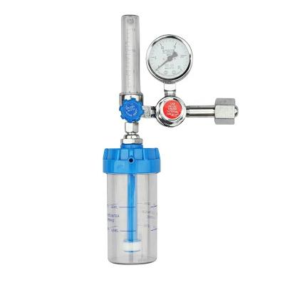 China CE Low Price Steel Oxygen Regulator with Flowmeter and Humidifier for Hospital Oxygen Regulator G5/8 for sale