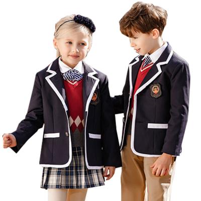 China School Uniform Design Gray Color Suit Series School Uniform For School Children And Girls Wholesale for sale