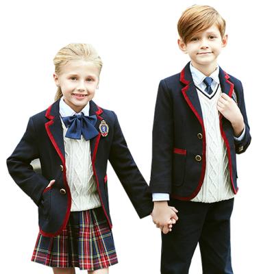 China School Customized Private School Blazer Uniform Kids School Uniforms In Stock for sale