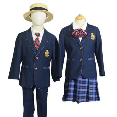 China High Quality Customizable School Cloth School Uniform Kids International School Uniform for sale