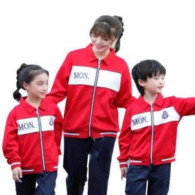 China High Quality Customizable School Cloth School Uniform Kids International Red School Uniform SU-A-010 for sale