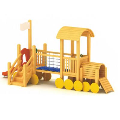 China Nature Theme Playground Outdoor Kids Wooden Bedroom Easily Assembled Slide For Sale for sale