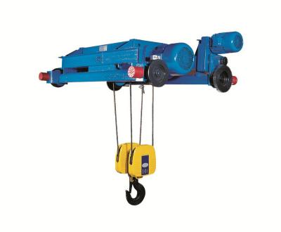 China 3 ton, 5 ton, 8 ton Light-Duty Double Girder Electric Wire Rope Hoist For Workshop / Storage / Warehourse for sale