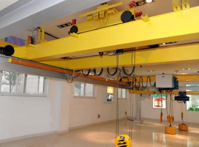 China 10ton, 10ton / 3.2ton Light Duty Bridge Crane With Electric Wire Rope Hoist For Warehouse / Storage / Machine mill for sale