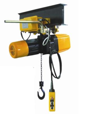 China 250 kg, 500 kg, 1ton, 2 ton Electric Chain Hoist / Chain Block With Trolley For indoor and out door for sale