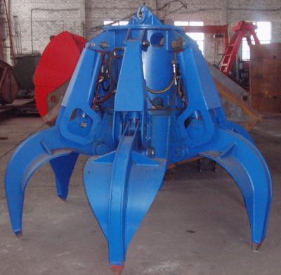 China Industrial Hydraulic Orange Peel Grab For Mine / Port / Railway Transfer for sale