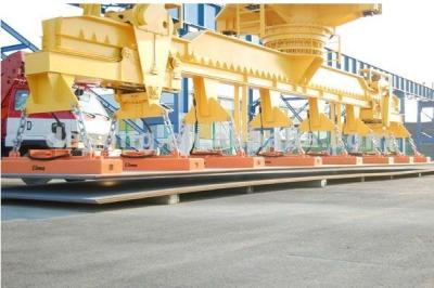 China 7 ton + 7 ton Double Girder Electromagnet Crane With Carrier Beam and Magnetic Chuck for sale