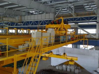 China Electric Overhead Crane, Electromagnet Crane With Top Slewing (Rotating) Magnetic Chuck For Steel Mill for sale