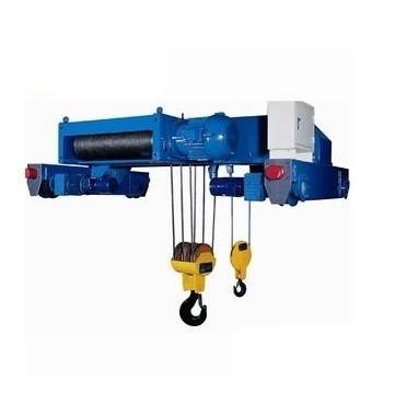 China 10 ton, 12 ton, 16 ton, 20 ton Double Girder Electric Wire Rope Hoist With Trolley For Workshop / Storage / Warehouse for sale