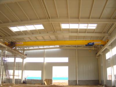 China 2 ton to 20 ton Single Girder Overhead Crane With Low Headroom Wire Rope Hoist for sale