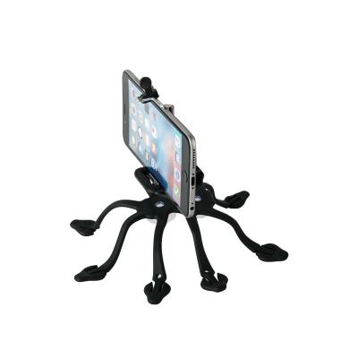 China Mobile Phone Octopus Tripod Suction Universals Smartphone Holder Octopus Tripod 8 Adjustable Legs For Phone for sale