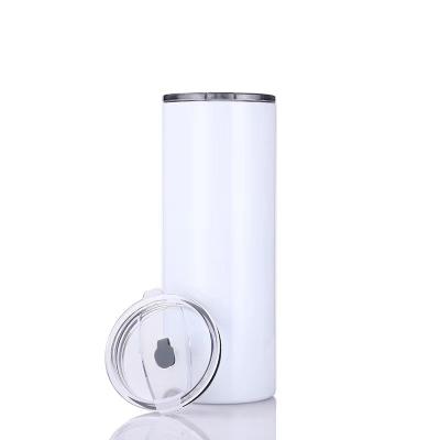 China PORTABLE Stock in USA Warehouse 20 oz Water Bottle Straight Skinny Tumbler Sublimation Skinny Tumbler for sale