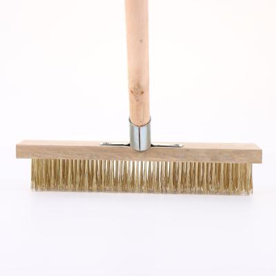 China Household Wholesale High Quality Long Handle Bathroom Aluminum Alloy Small Cleaning Floor Brush for sale