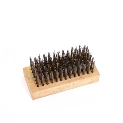 China China Factory Design Classic Spiral Extension 75Mm Soft Hand Grinding Brass Wire Brush for sale