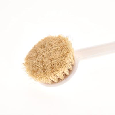 China Sustainable Top Selling PVC Bristle Household Soft Cleaning Brush With PP Handle Long Pot Dishwashing Brush Ring for sale