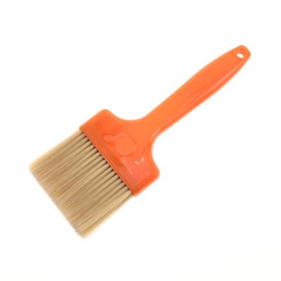 China Customized Red Nylon Plastic Paint Handle 100% Flat Bristle Paint Set With Brush For Painting Wholesale for sale