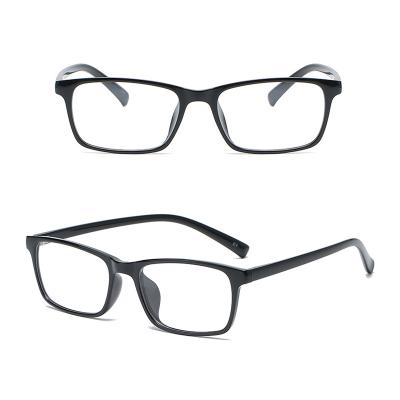 China Wholesale Light Cheap Tr 90 Clear Men's Optical Glass Frame Square Full Frame Square Black Student for sale