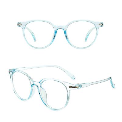 China Unfading Solid Color Light Saving Manufacturer Eyewear Women Optical Glass Transparent Frames for sale